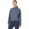 On Running Women's Crew Neck -Running Gear Shop Small PNG SS21 Crewneck Dark W Pack Shot 1