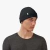On Running Merino Beanie -Running Gear Shop merino beanie fw20 black mw g1